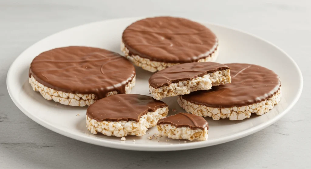 Delicious Chocolate Rice Cakes with Toppings