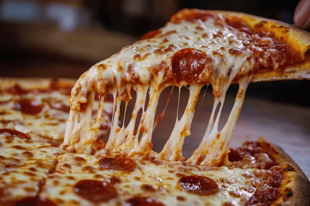 Delicious Homemade Supreme Pizza Ready to Enjoy Freshly baked homemade supreme pizza with a golden crust and vibrant toppings