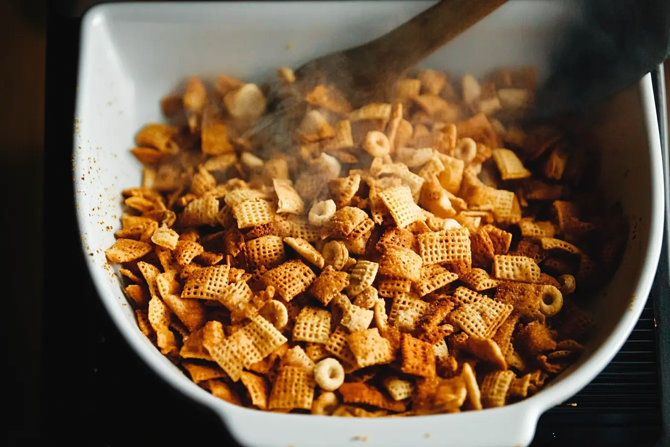 Oven-Baked Chex Mix Recipe Ingredients and Preparation