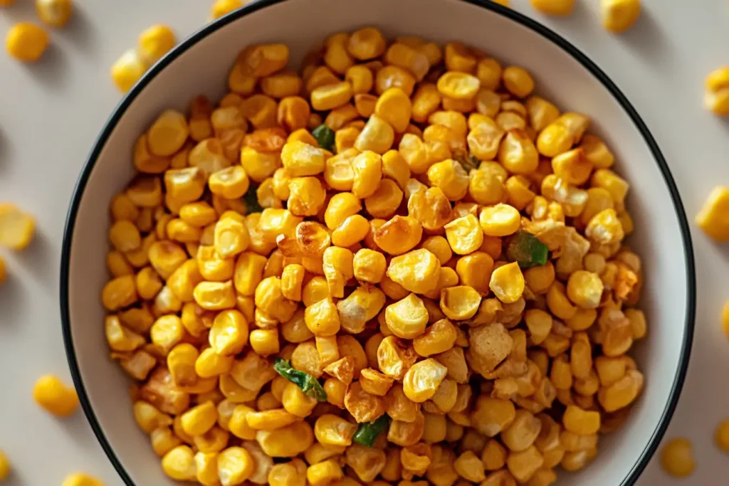 Crispy Fried Corn with Golden Texture