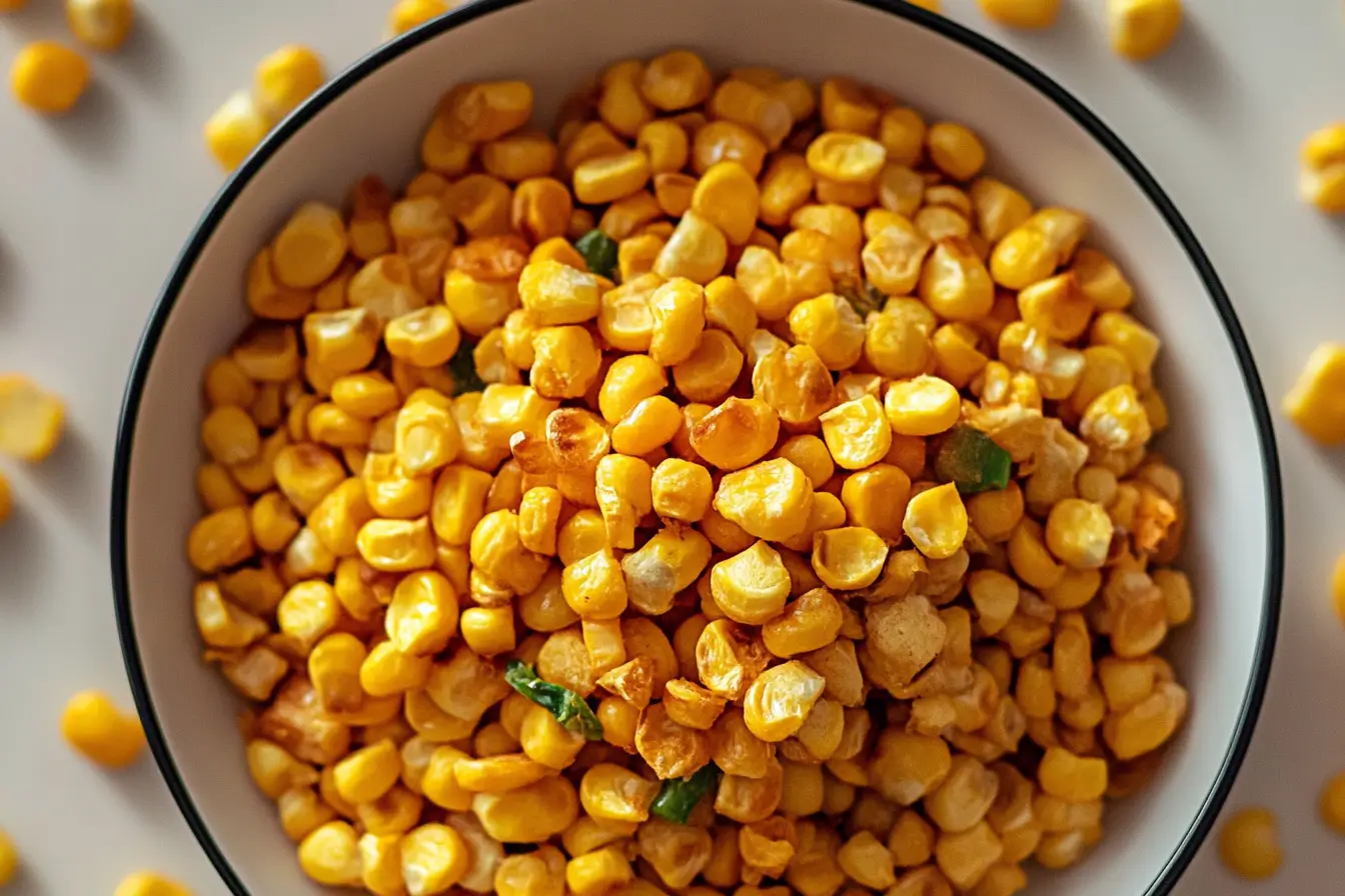 Crispy Fried Corn with Golden Texture