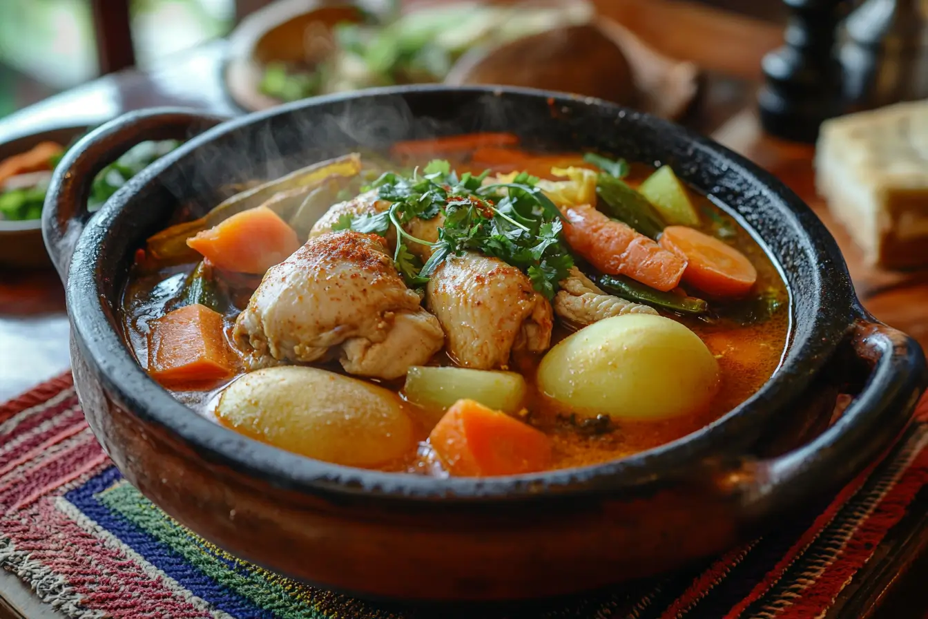 Caldo de Pollo Recipe Fresh Ingredients