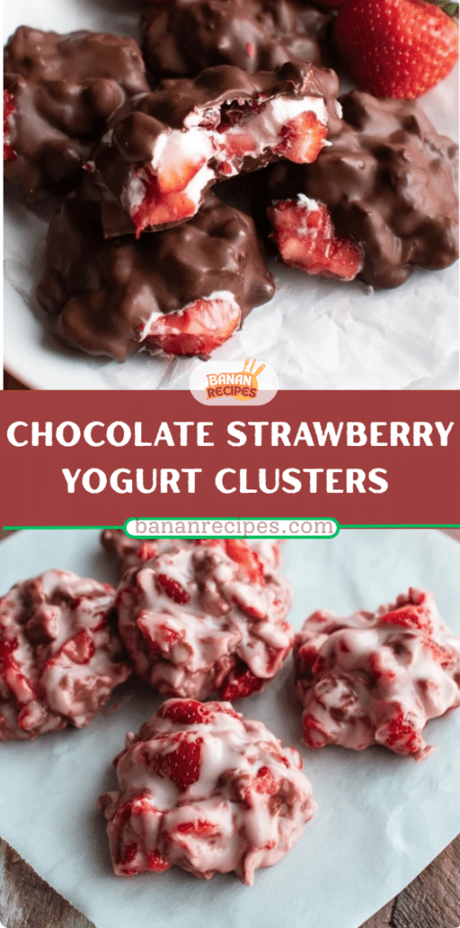 Chocolate Strawberry Yogurt Clusters – Viral TikTok Healthy Dessert