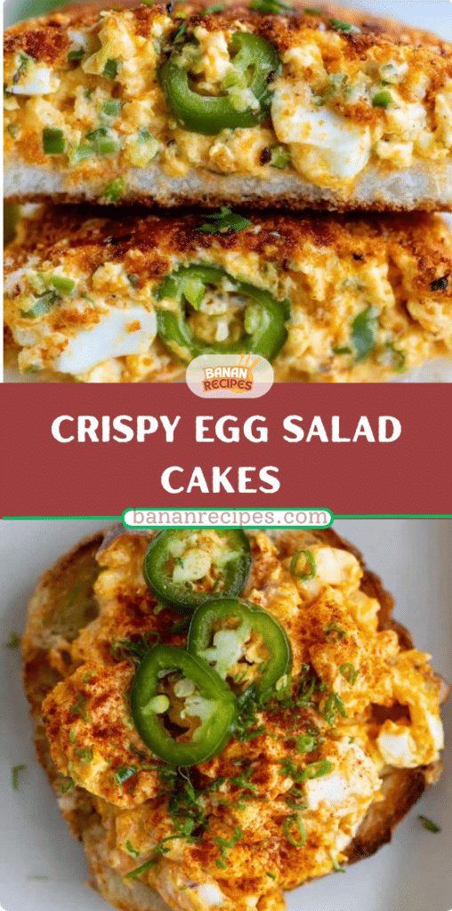 Crispy Egg Salad Cakes – Spicy Pan-Fried Egg Salad Recipe
