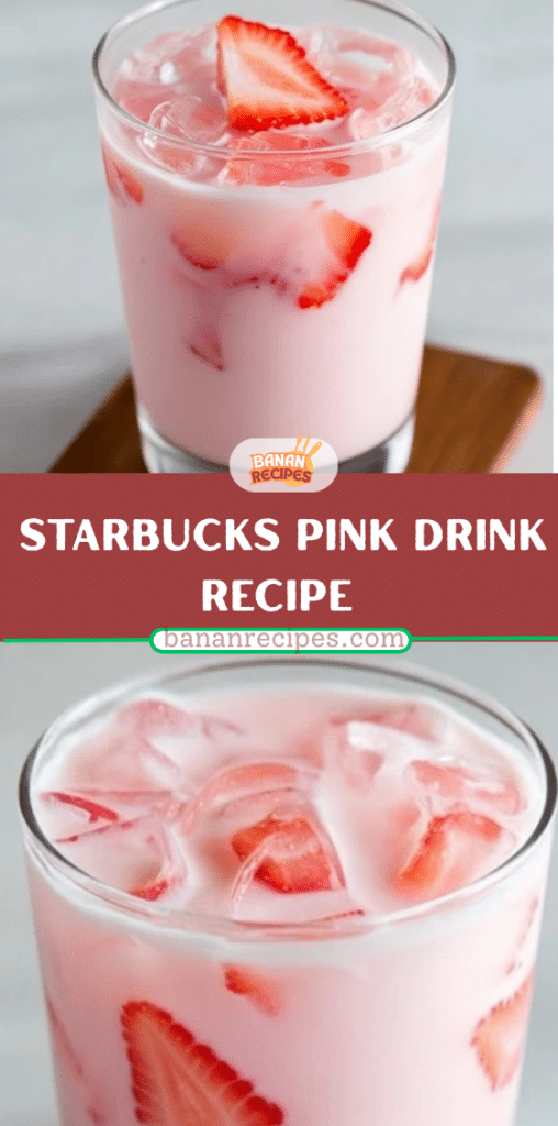Starbucks Pink Drink Recipe Easy 3-Ingredient Copycat